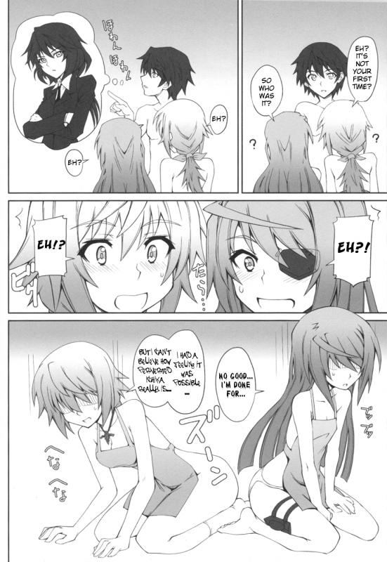 (COMIC1☆5) [i.r.o.Zi (Mutsuki Ginji, Aoi Shinji)] LOVE&3PEACE (IS Infinite Stratos) [English] [Kib_10