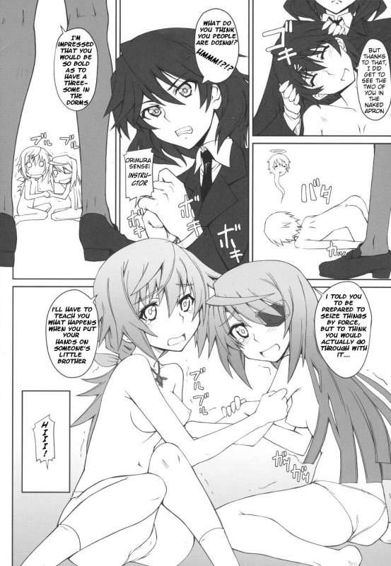 (COMIC1☆5) [i.r.o.Zi (Mutsuki Ginji, Aoi Shinji)] LOVE&3PEACE (IS Infinite Stratos) [English] [Kib_22