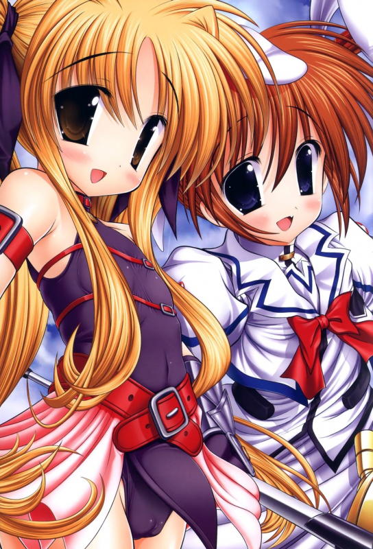 (COMIC1☆7) [STUDIO HUAN (Raidon)] Fate-chan. +Nanoha-chan. A_02