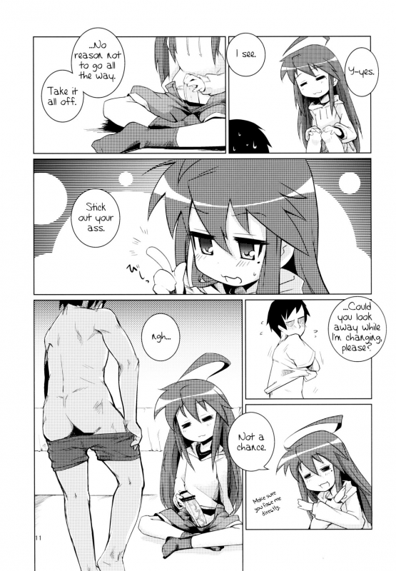 (COMIC1☆7) [Shichimen Soka (Sturkey)] Konata Plays with your Butt (Lucky Star) [English] =SW=_10