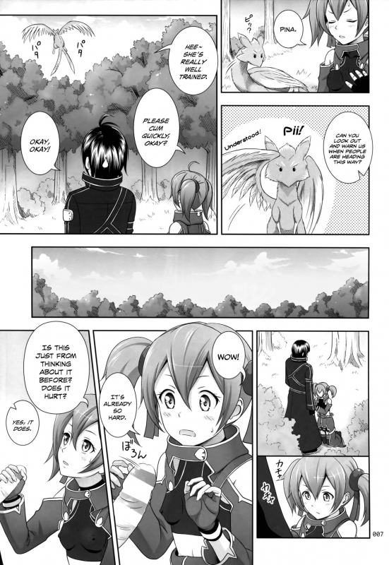 (COMIC1☆8) [antyuumosaku (malcorond)] Silica no Usuusu na Ehon 3 (Sword Art Online) [English] [EHCOVE]_05