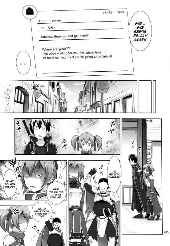 (COMIC1☆8) [antyuumosaku (malcorond)] Silica no Usuusu na Ehon 3 (Sword Art Online) [English] [EHCOVE]_13