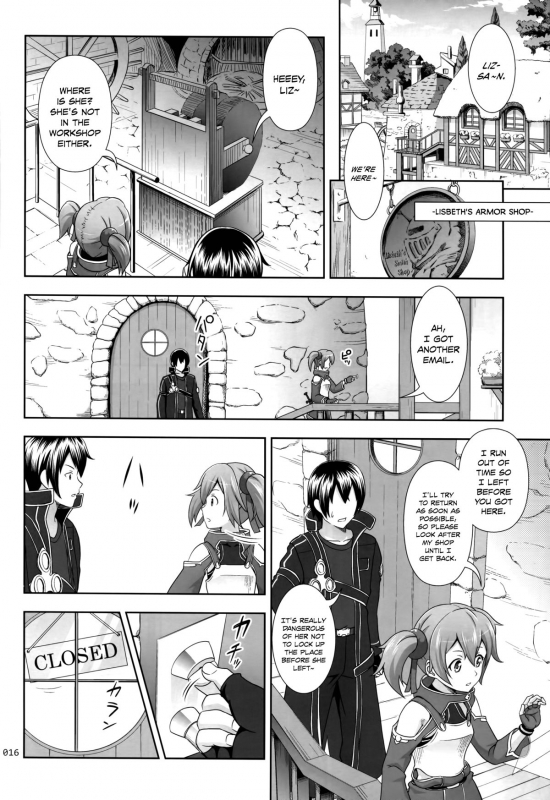 (COMIC1☆8) [antyuumosaku (malcorond)] Silica no Usuusu na Ehon 3 (Sword Art Online) [English] [EHCOVE]_14