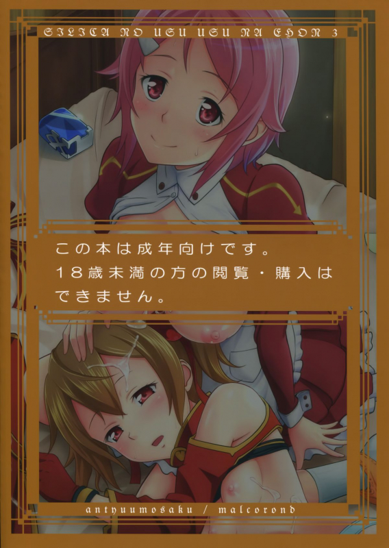 (COMIC1☆8) [antyuumosaku (malcorond)] Silica no Usuusu na Ehon 3 (Sword Art Online) [English] [EHCOVE]_33