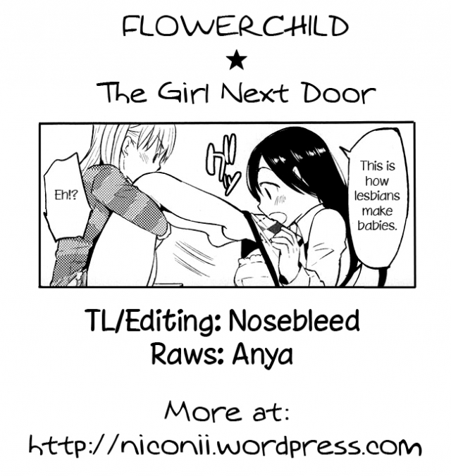 (COMITIA104) [flowerchildUEDA (FLOWERCHILD)] Tonari no Onee-san.  The Girl Next Door [English] [Niconi_18