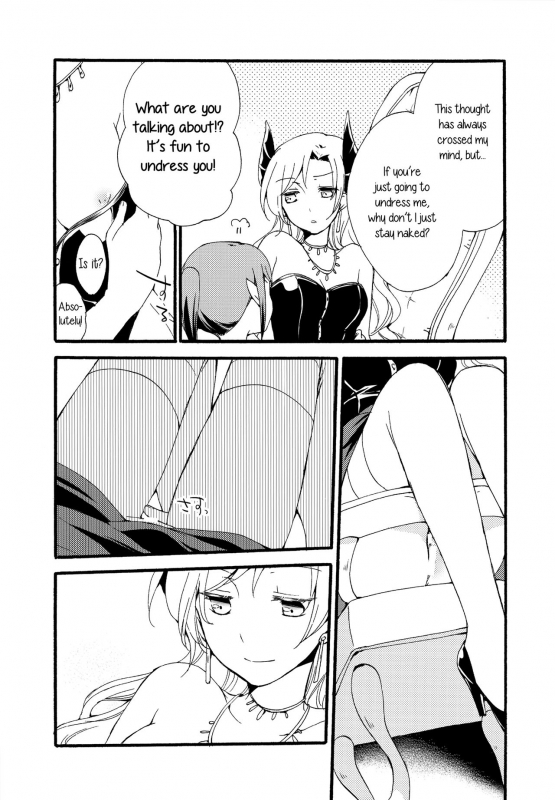 (COMITIA116) [Niratama (Sekihara, Hiroto)] Juusha no Kyuujitsu   Servant x Queen [English] [Yuri-ism]_18