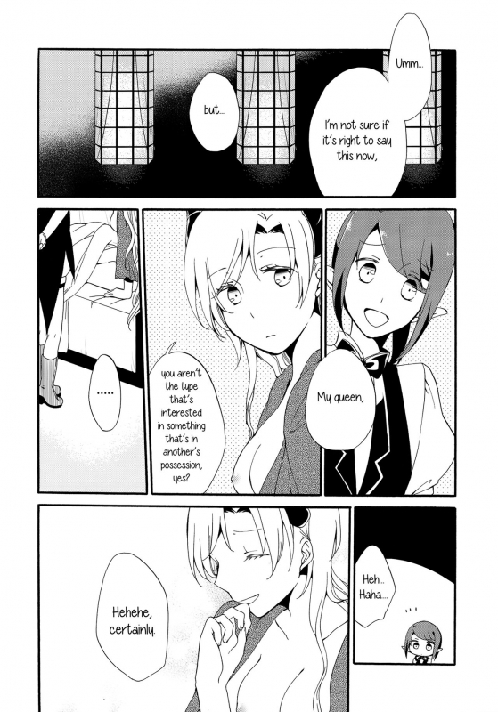(COMITIA116) [Niratama (Sekihara, Hiroto)] Juusha no Kyuujitsu   Servant x Queen [English] [Yuri-ism]_65