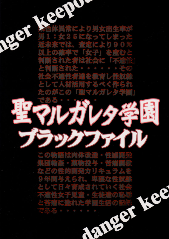 (COMITIA90) [Algolagnia (Mikoshiro Honnin)] St.Margareta Gakuen Black File [English] =LWB=_41