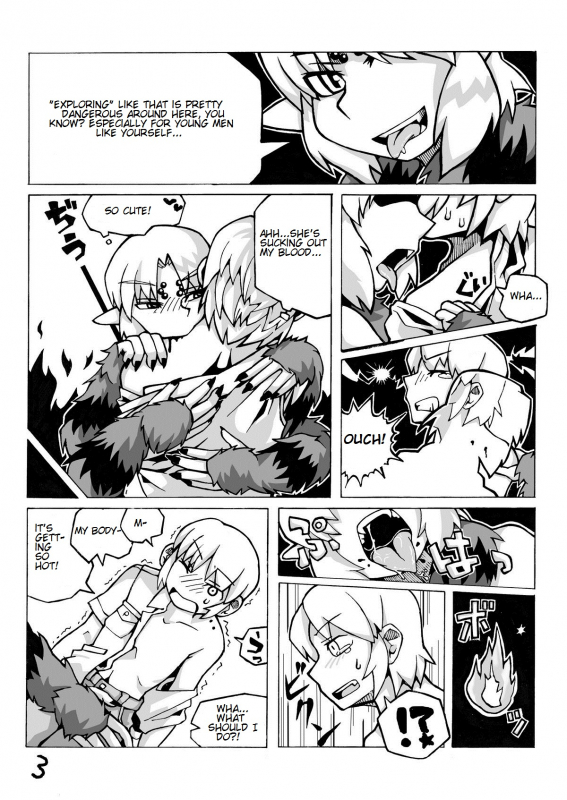 (COMITIA94) [MU-Keikaku (K2)] Jingai Musume Sanbon.  Monster Girl Third Book [English] [mysterymeat3]_03