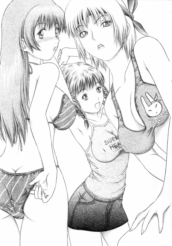 (CR34) [Studio Wallaby (Seishinja)] Mizugi de Munyu!! (Dead or Alive) [English] [Kizlan]_01