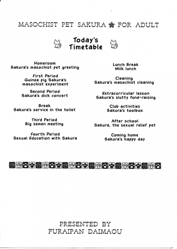 (CR36) [Furaipan Daimaou (Chouchin Ankou)] Masochist Pet Sakura (Cardcaptor Sakura) [English] =LWB=_02