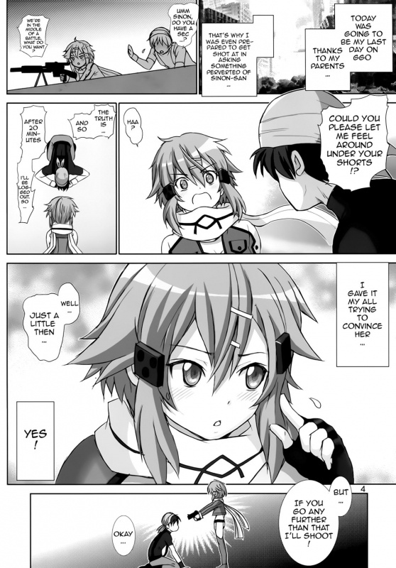 (CT24) [Raijinkai (Haruki Genia)] Koshurasete Shinon-san (Sword Art Online) [English] {doujin-moe.us}_02