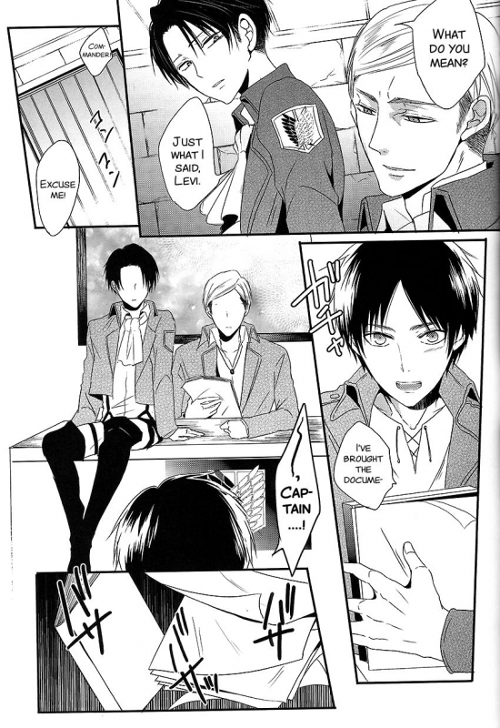 (Chousa Heidan no Renai Jijou) [UNAP! (Maine)] I give heart to you (Shingeki no Kyojin) [English] [SMD_30