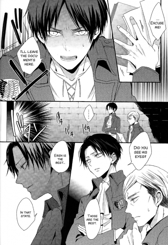 (Chousa Heidan no Renai Jijou) [UNAP! (Maine)] I give heart to you (Shingeki no Kyojin) [English] [SMD_31