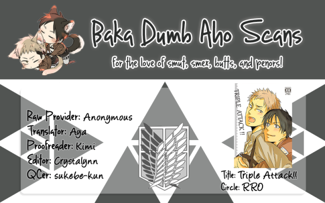 (FALL OF WALL2) [RRO (Ruratto)] Triple Attack!! (Shingeki no Kyojin) [English] [Baka Dumb Aho_18