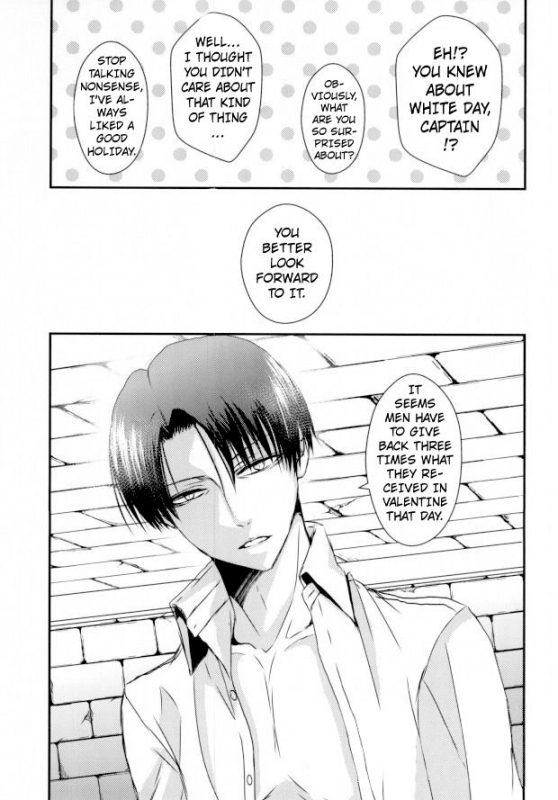 (FALL OF WALL5) [Gekidan Futari (Yukiruru)] ChocoEre! (Shingeki no Kyojin) [English] {Hennojin}_17