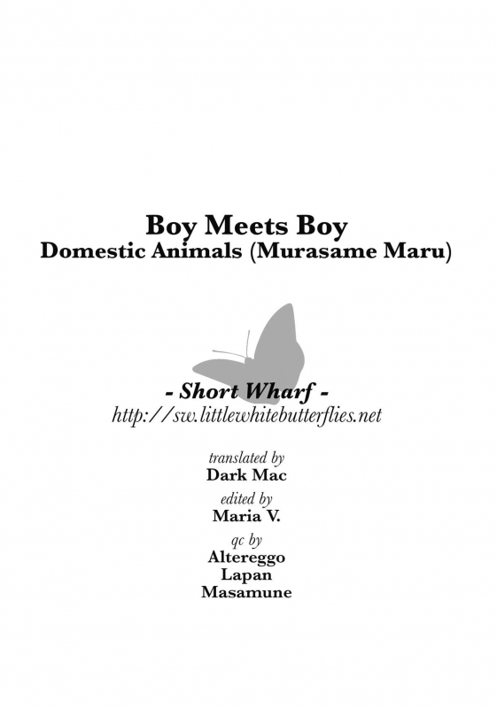(Futaket 6) [Domestic animals (Murasame Maru)] BOY meets BOY [English] =SW & Ero Manga Girls=_28