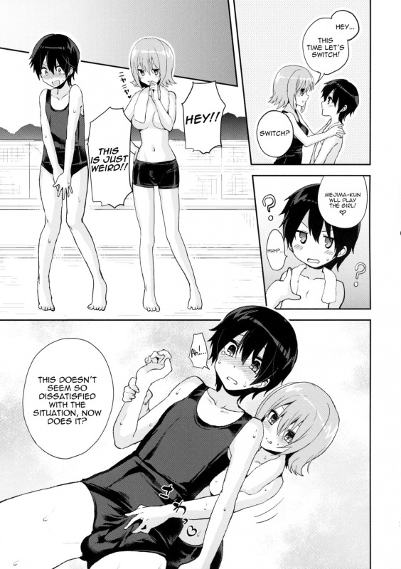 (Futaket 8.5) [Oshiruko Kan (Piririnegi)] Shishunki Poolside [English]_15