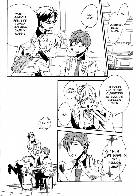 (GOOD COMIC CITY 20) [OneLookers (Ame, Deko)] Sou da, Tottori Sakyuu Ikou. (Free!) [English] [Moy _24