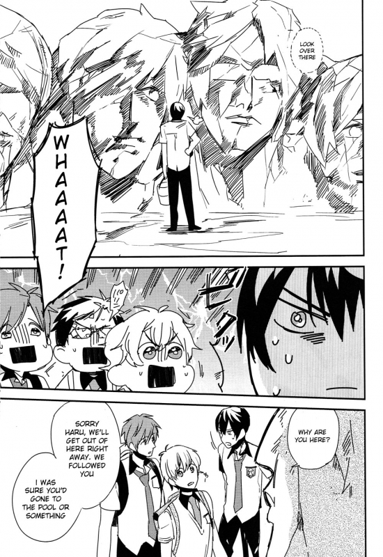 (GOOD COMIC CITY 20) [OneLookers (Ame, Deko)] Sou da, Tottori Sakyuu Ikou. (Free!) [English] [Moy _29