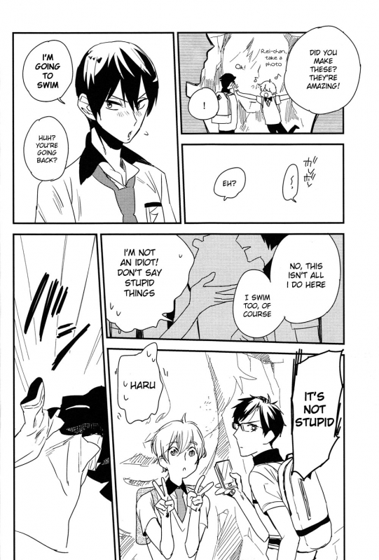 (GOOD COMIC CITY 20) [OneLookers (Ame, Deko)] Sou da, Tottori Sakyuu Ikou. (Free!) [English] [Moy _30