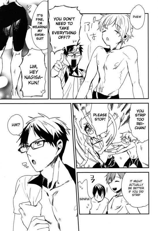 (GOOD COMIC CITY 20) [OneLookers (Ame, Deko)] Sou da, Tottori Sakyuu Ikou. (Free!) [English] [Moy _35