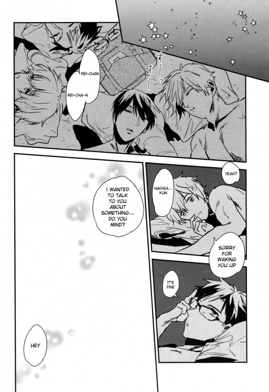 (GOOD COMIC CITY 20) [OneLookers (Ame, Deko)] Sou da, Tottori Sakyuu Ikou. (Free!) [English] [Moy _38