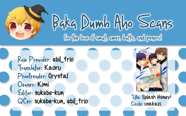 (GOOD COMIC CITY 20) [UZAKAZI. (Nanjou Tsugumi)] Splash Honey! (Free!) [English] [Baka Dumb Aho Scans]_01
