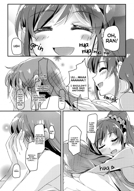 (Geinoujin wa Card ga Inochi! 11) [Keruto (Yanagi Hareta)] Tomorrow's schedule (Aikatsu!) [Engl_22