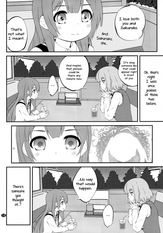 (GirlsLoveFestival 17) [Purimomo (Goyac)] Himegoto Flowers 10  Secret Flowers 10 (YuruYuri) [E_15