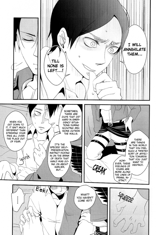 (HaruCC18) [VERITE (Futsuka)] Yogoto, Hono Kurai Fuchi e Ochite Yuku (Shingeki no Kyojin) [_10