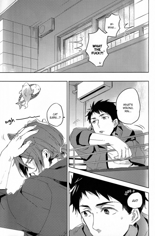 (Hoeru! SHARK!!) [MIKADOYA (Mikado Yuya)] GROOMING (Free!) [English]_02