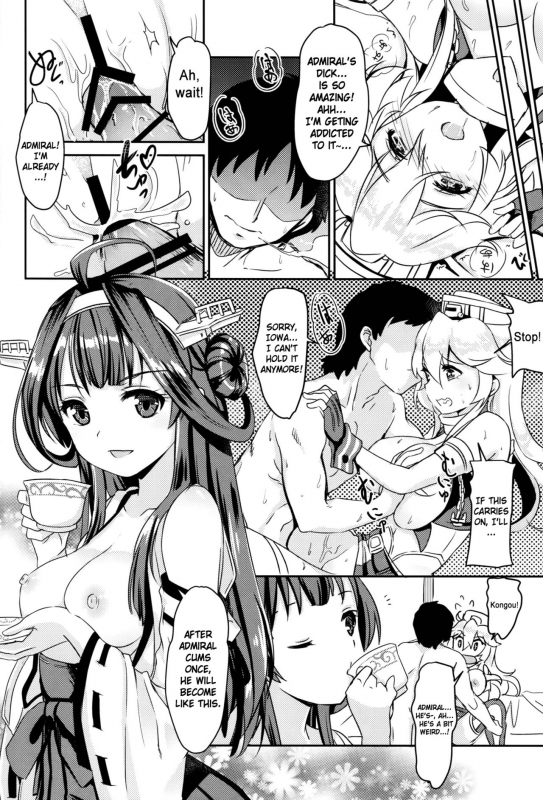 (Houraigekisen! Yo-i! 25Senme!) [MoNyaMoNya (ShiBi)] Eibei Yoru no Rengou _19