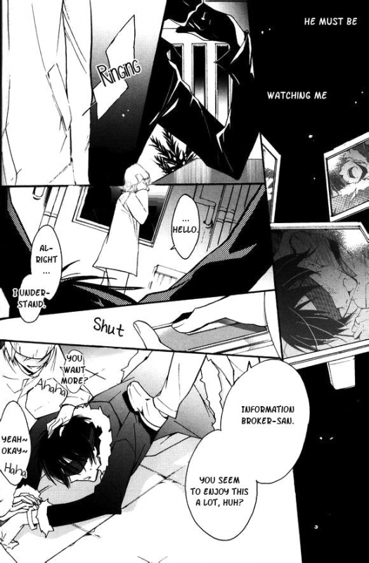 (Ikebukuro Crossroads × 2) [Arabic Yamato (Asaisai)] Izaya Kankin (Durarara!!) [English] [Yaoi_12