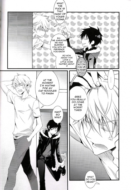 (Ikebukuro Crossroads × 6) [keenism (keeny)] IZAYA vs (Durarara!!) [English] [Mokkachi]_02