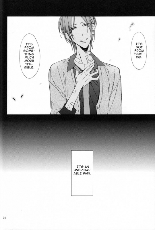 (J.GARDEN 32) [Kyuushiki (Ogawa Chise)] Ienai Itami o Daiteiru  An Unspeakable Pain [English] [Cocobee_33