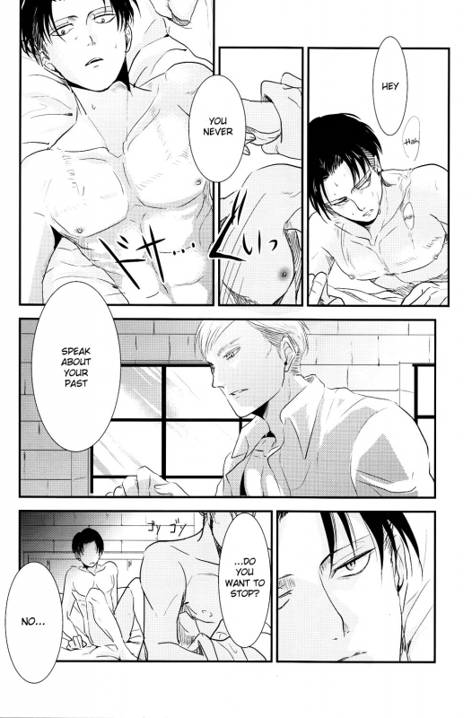 (Kabegai Chousa Haku) [Hokoushayou Shingou (Aca)] Yasashisa (Shingeki no Kyojin) [English] [Moy Moe _13