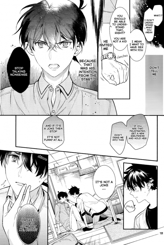(Koi wa Nankai x Shinrisen!) [Tetsu-Sabi (Roa)] Uso wa Koi no Hajimari (Detective Conan) [English] [Ao]_15