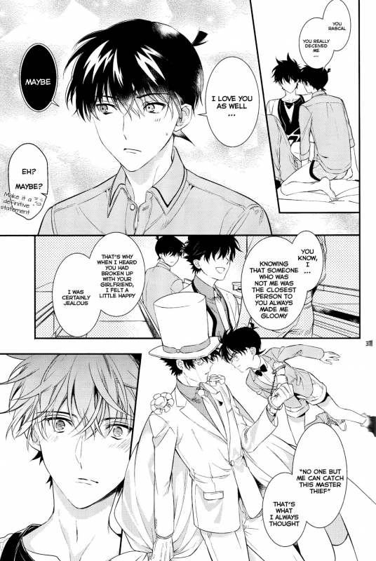(Koi wa Nankai x Shinrisen!) [Tetsu-Sabi (Roa)] Uso wa Koi no Hajimari (Detective Conan) [English] [Ao]_35