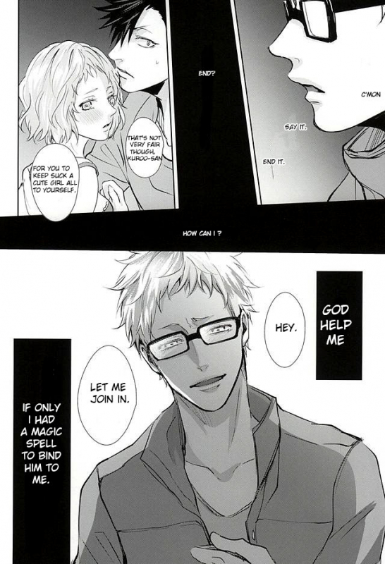 (Kuroneko to Koi no Shinkoukei) [Kuroquis!! (Kuro)] Sonna Mahou Atte Tamaru ka (Haikyuu!!) [English]_23