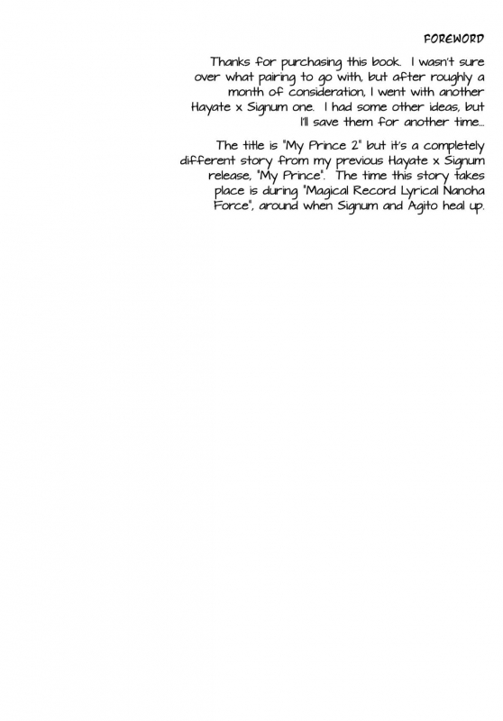 (Lyrical Magical 15) [Jagabata (Oimo)] My Prince 2 (Mahou Shoujo Lyrical Nanoha) [English] [Yuri-ism]_02