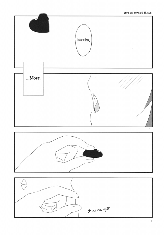 (Lyrical Magical 8) [Kurikoro. (tokoharu)] sweet sweet time (Mahou Shoujo Lyrical Nanoha) [Engli_01