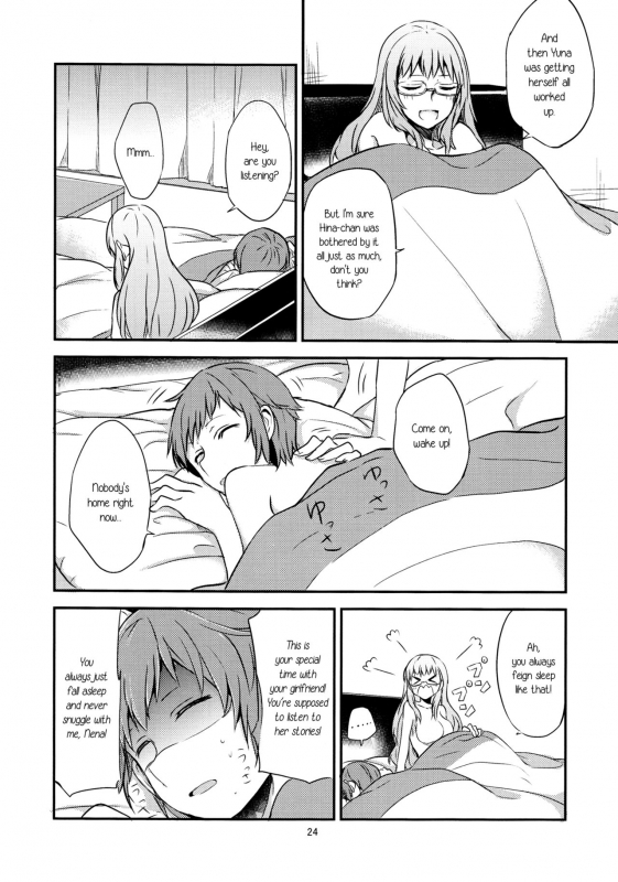 (Mezase! Yuritopia! 2) [Hatakewotagayasudake (Mikanuji, Hareta)] Hello Melancho_25