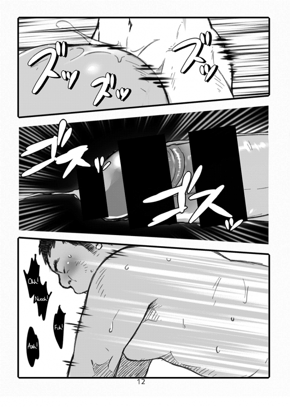 (Ossan Paradise) [Yukemuri Froster (Yunosuke)] Hip Drop Hot Press!! [English]_12