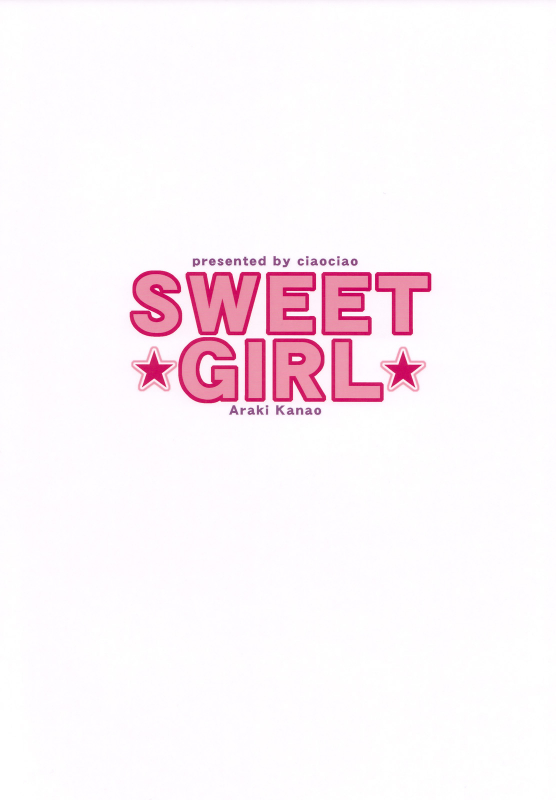 (Pink Kami Only) [ciaociao (Araki Kanao)] SWEET GIRL (Lucky Star) [English] {SMDC}_21