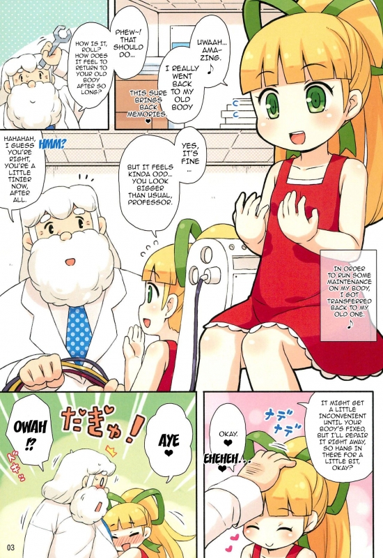 (Puniket 31) [Momomoya (Mizuno Mumomo)] Roll-chan to Hakase no Nichijou (Megaman) [English] _02