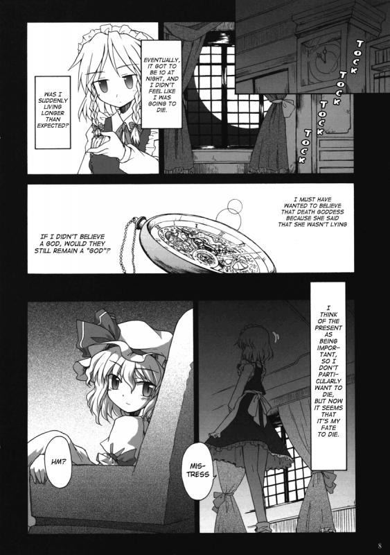 (Reitaisai 4) [Mizutataki (Mizutaki)] Shinu Sakuya  Dying Sakuya (Touhou Project) [English]_06