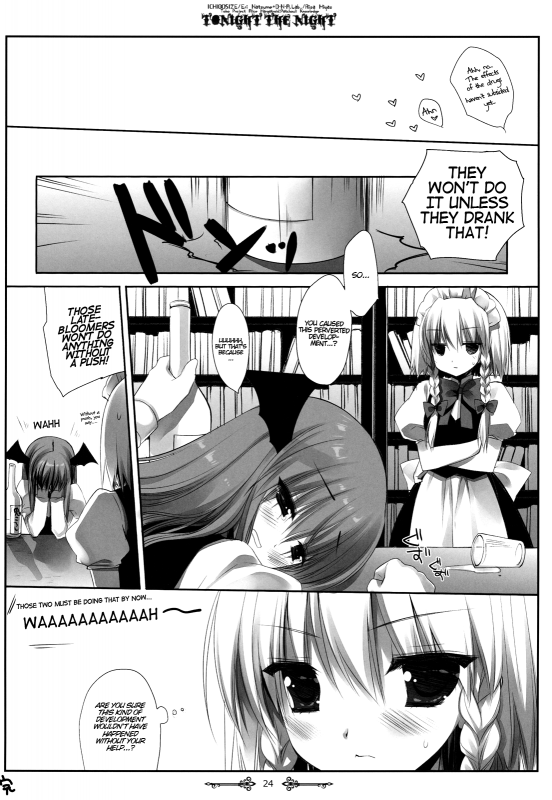 (Reitaisai 9) [D.N.A.Lab., Ichigo Size (Miyasu Risa, Natsume Eri)] Tonight The Night_22