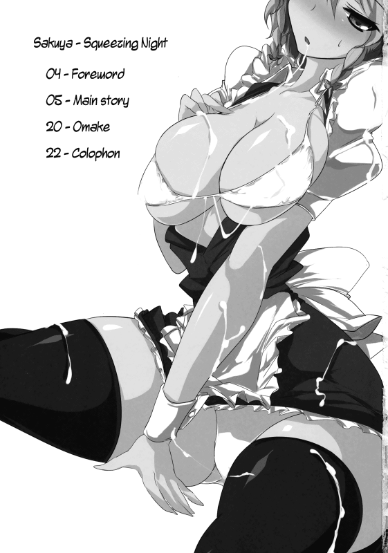 (Reitaisai 9) [Hisagoya (Momio)] Sakuya  Squeezing Night (Touhou Project) [English] {pesu}_02