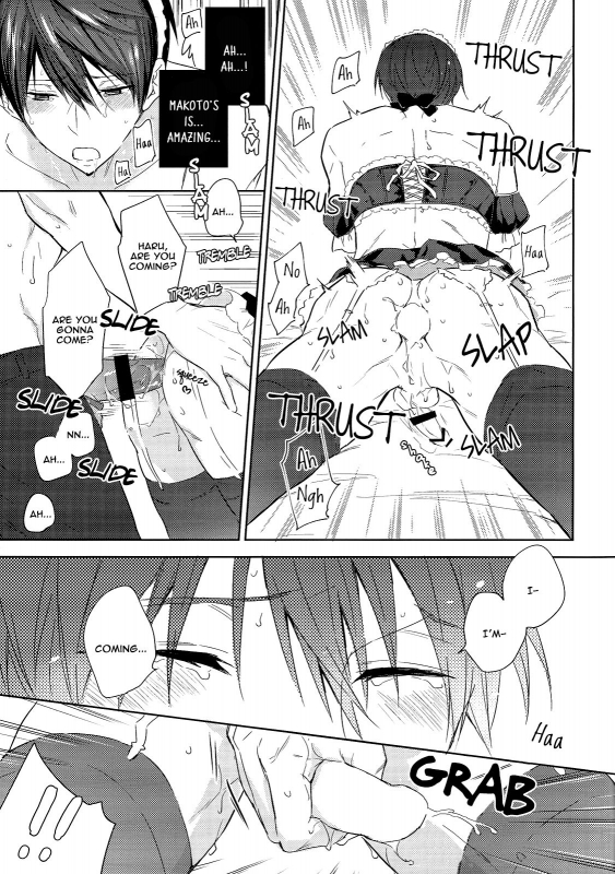 (Renai Endorphin 3) [Sneeeze (Kubu)] Kocchi Muite Maid-san  Over Here, Maid-san (Free!) [English_13